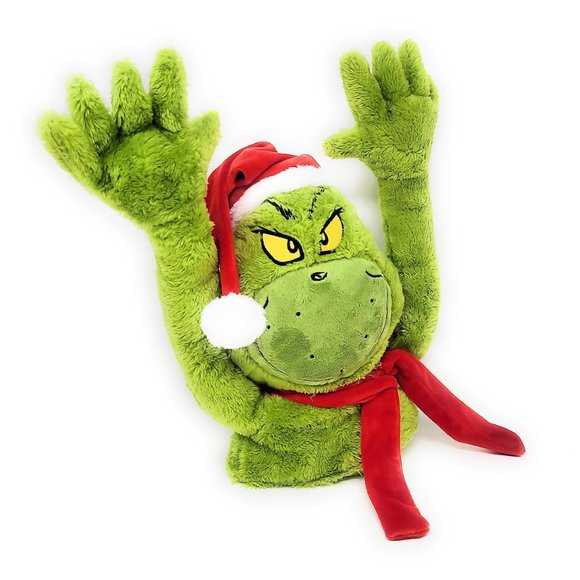 Dr. Seuss Grinch Who Stole Christmas Plush Positionable Tree Topper - Picture 3 of 5